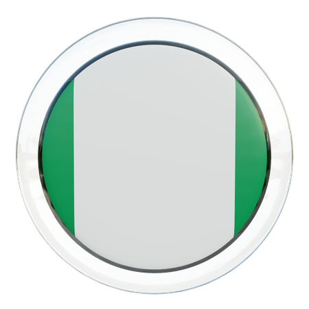 Nigeria Flag  3D Icon