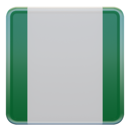 Nigeria-Flagge  3D Flag