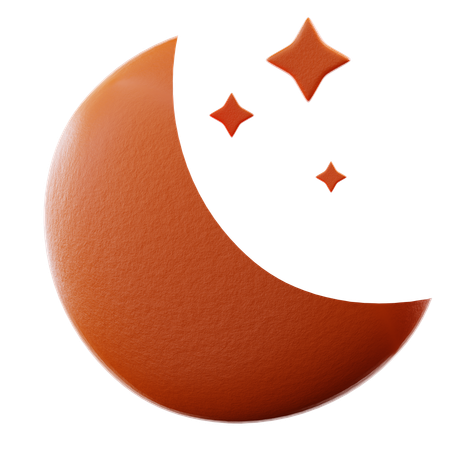 Night  3D Icon