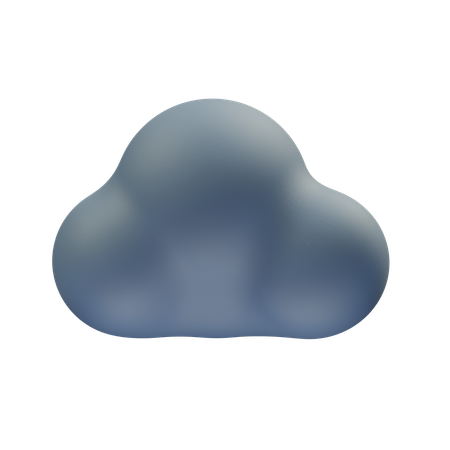 Night Cloud  3D Icon