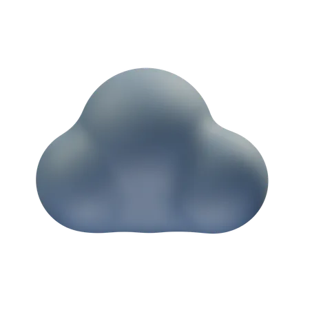 Night Cloud  3D Icon