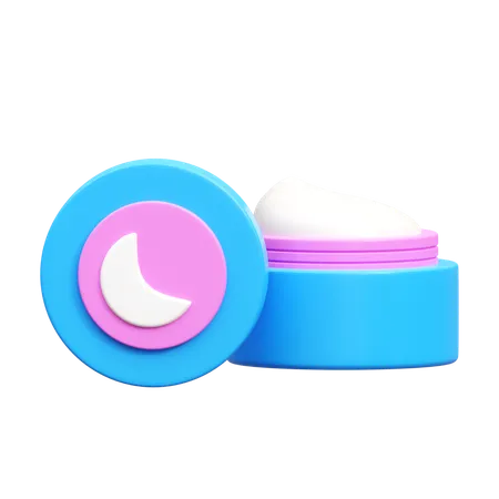 Night Cream  3D Icon