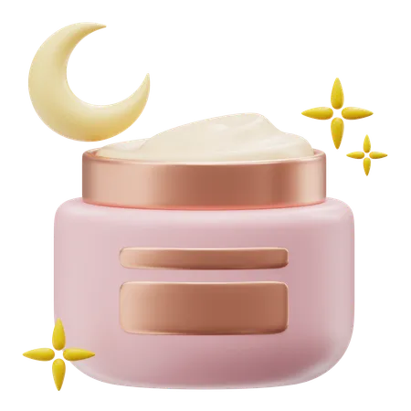 Night Cream  3D Icon