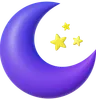 Night Crescent Star