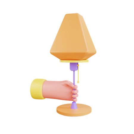 Night Lamp  3D Illustration