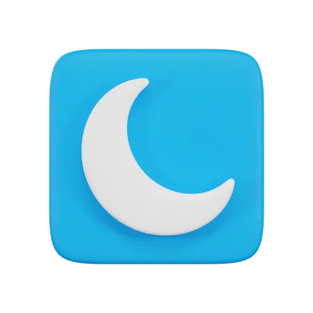 Night Mode  3D Icon