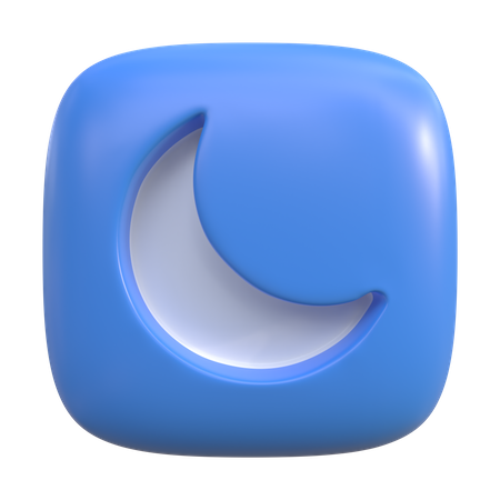 Night Mode Button  3D Icon