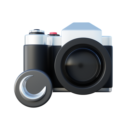Night Photography Camera  3D Icon