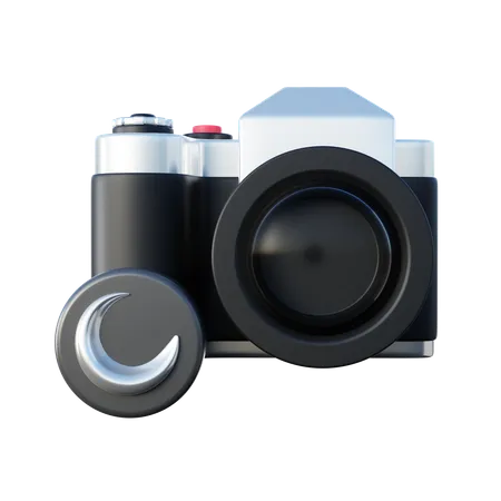 Night Photography Camera 3 D Render 3D Icon
