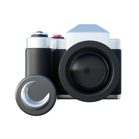 Night Photography Camera  3D Icon