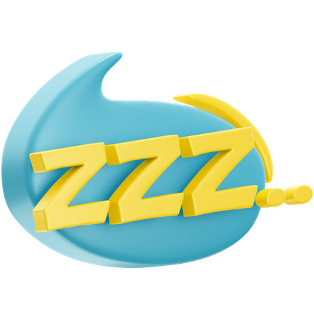 Night Sleeping  3D Icon