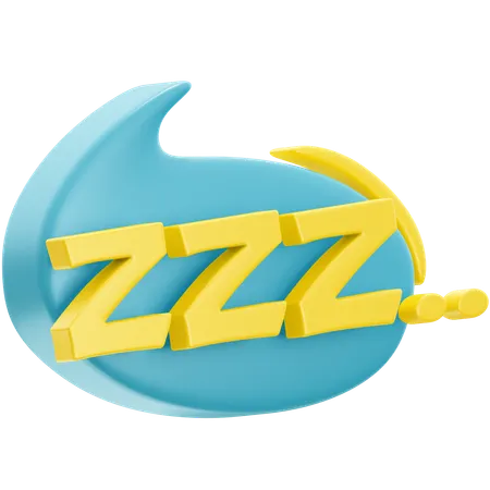 Night Sleeping  3D Icon
