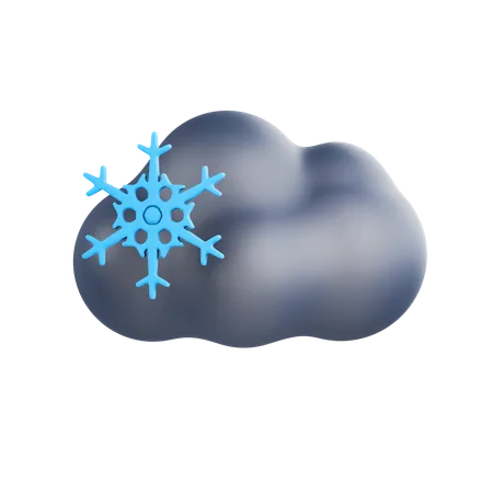 Night Snow  3D Icon