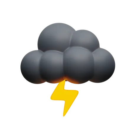 Night Thunder  3D Icon
