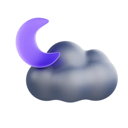 Night Time  3D Icon