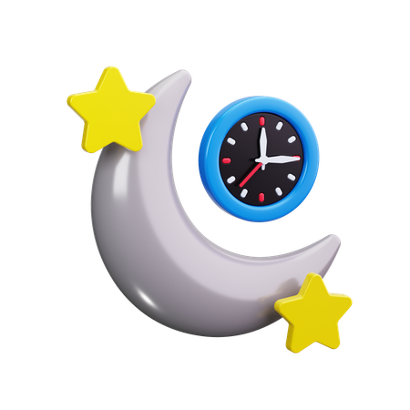 Night Time  3D Icon