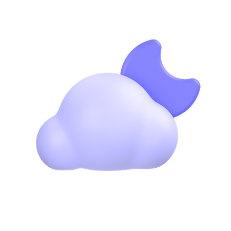 Night Weather  3D Icon