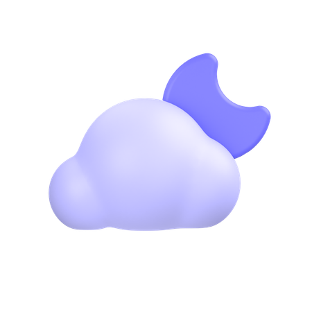 Night Weather  3D Icon