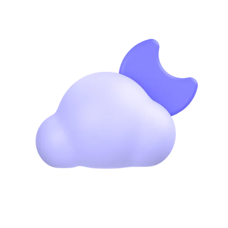 Night Weather  3D Icon