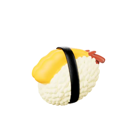 Nigiri Sushi  3D Icon