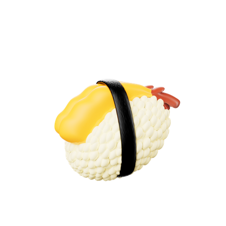 Nigiri Sushi  3D Icon