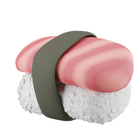 Nigiri sushi comida japonesa  3D Icon