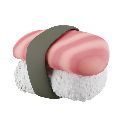 Nigiri sushi cuisine japonaise  3D Icon