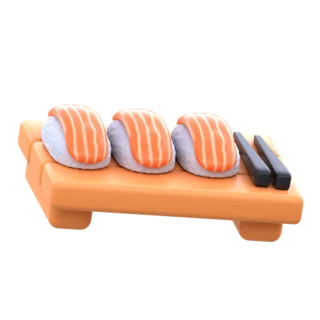 Nigiri Sushi Platter  3D Icon