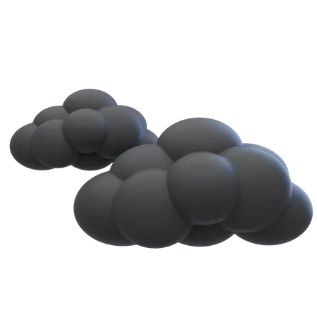 Nimbus Clouds  3D Icon