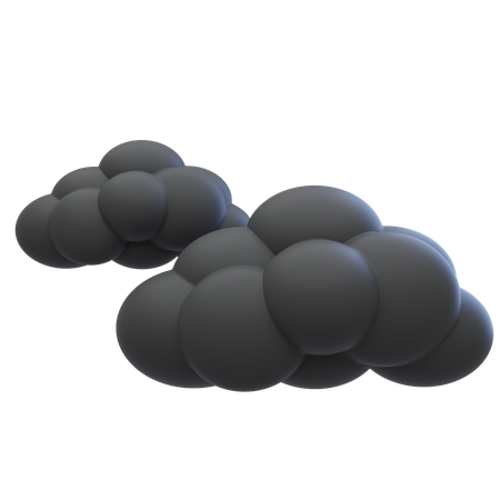Nimbus Clouds  3D Icon