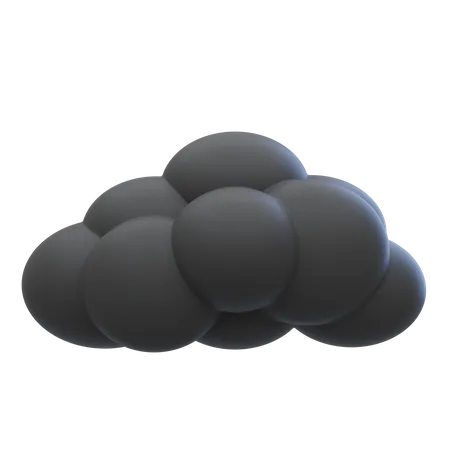 Nube nimbo  3D Icon