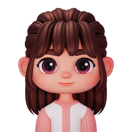 Niñita  3D Icon