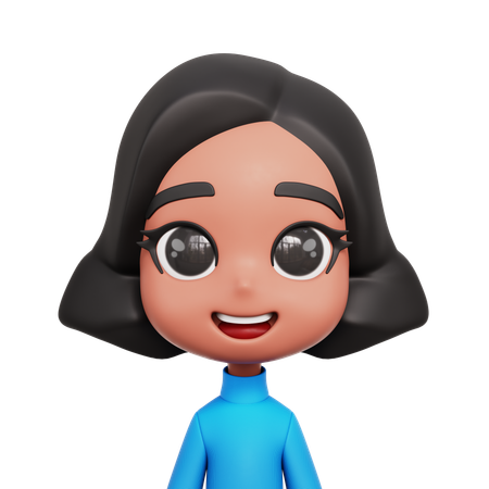 Niñita  3D Icon