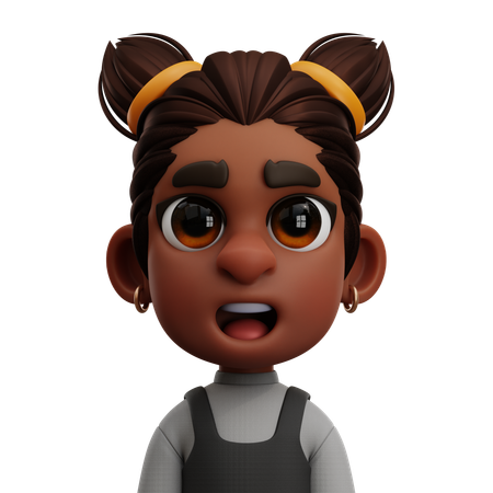 Niña  3D Icon