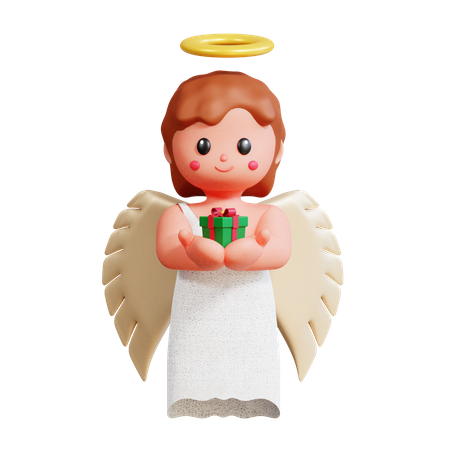 Chica Angel  3D Icon