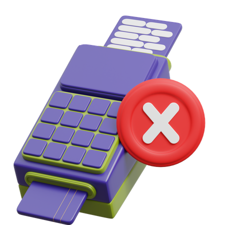 Ninguna transacción  3D Icon