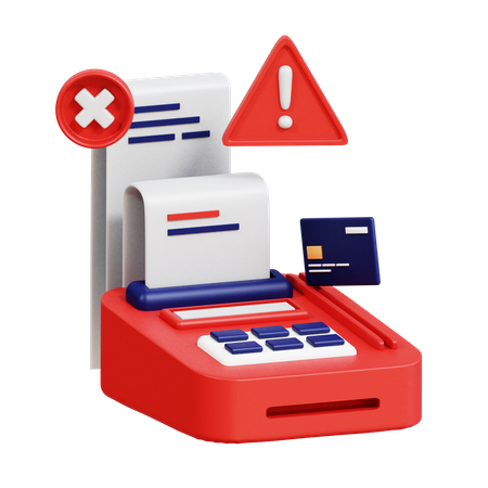 Ninguna transacción  3D Icon