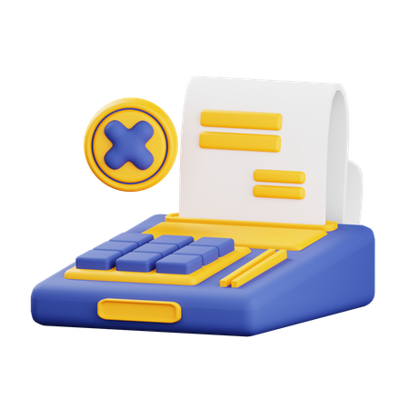 Ninguna transacción  3D Icon