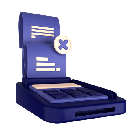 Ninguna transacción  3D Icon