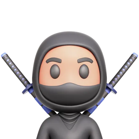 Ninja  3D Icon