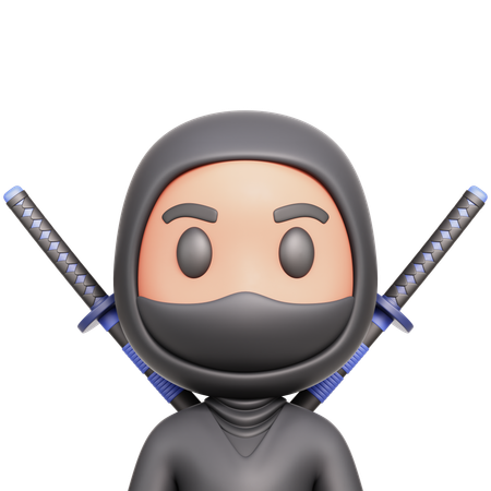 Ninja  3D Icon