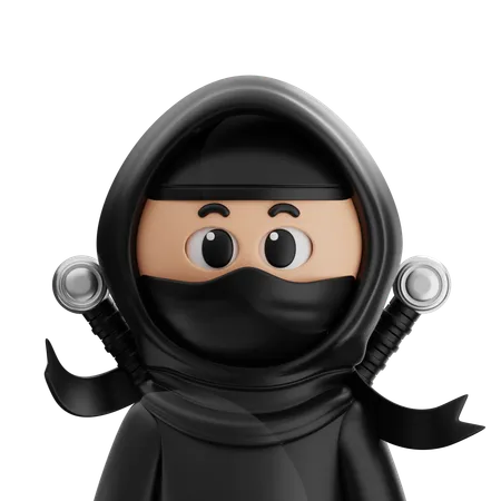 Ninja  3D Icon