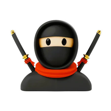 Ninja  3D Icon