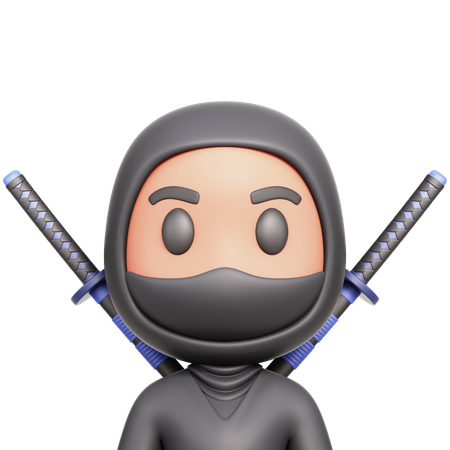 Ninja  3D Icon