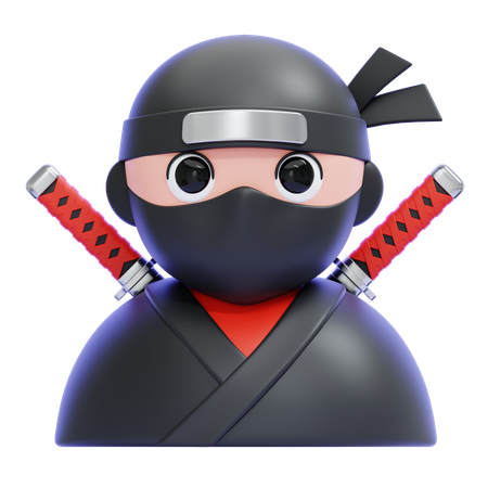 Ninja  3D Icon