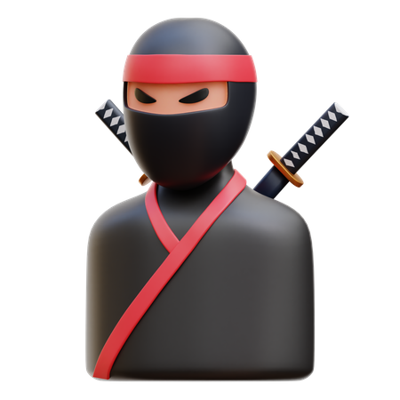 Ninja  3D Icon