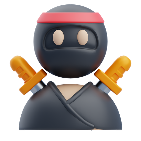 Ninja  3D Icon