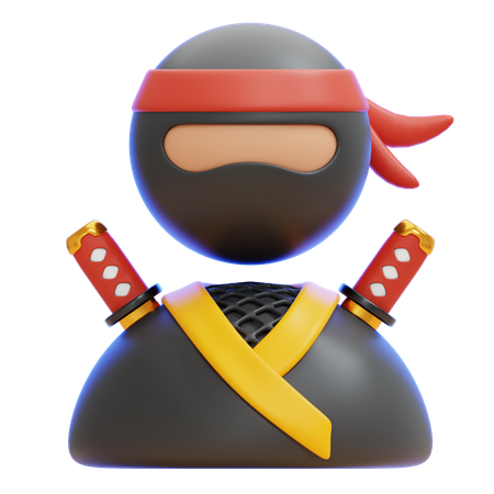 Ninja  3D Icon