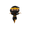 3d ninja delivery man