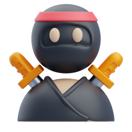 Ninja  3D Icon
